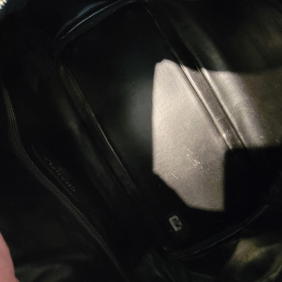 Chanel Black Lambskin Boston Vintage Satchel Duo w/strap Duffle Handbag PM - Picture 8 of 16